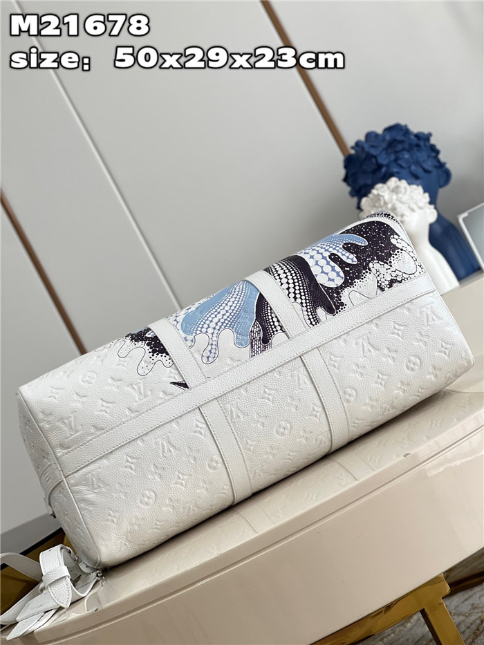 LOUIS VUITTON 루이비통 x 야요이 쿠사마 키폴 50 화이트 M21678