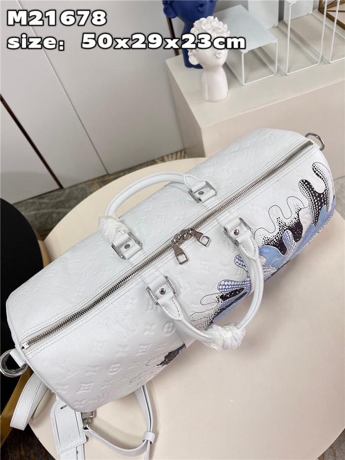 LOUIS VUITTON 루이비통 x 야요이 쿠사마 키폴 50 화이트 M21678