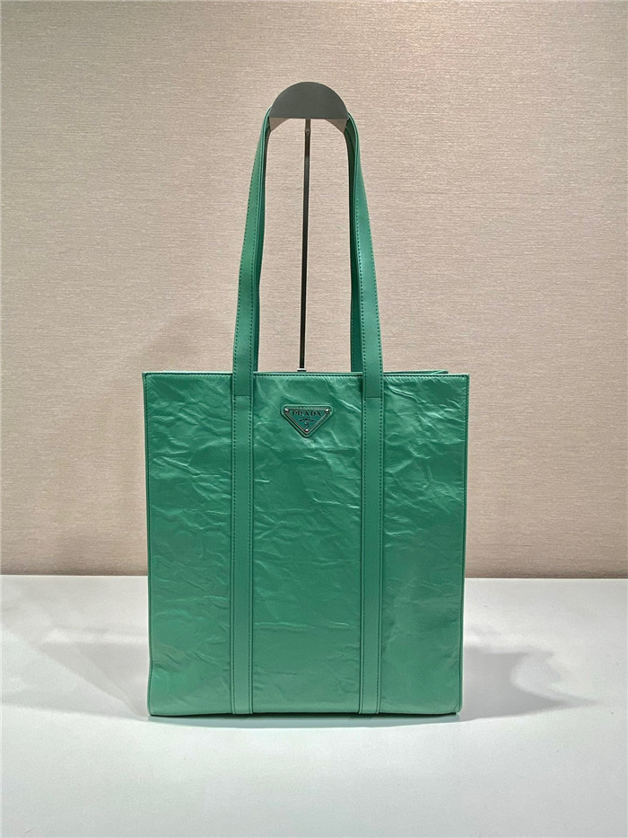 Prada  프라다 스몰 앤티크 나파 가죽 토트백 1BG4