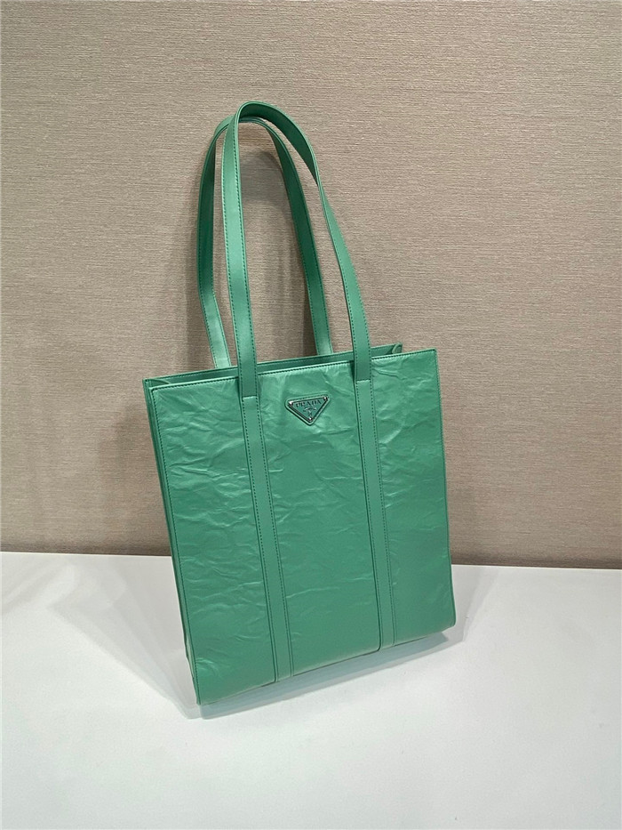 Prada  프라다 스몰 앤티크 나파 가죽 토트백 1BG4