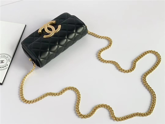 Chanel  샤넬 CC로고 체인 플랩 폰 홀더백 17CM AP3207