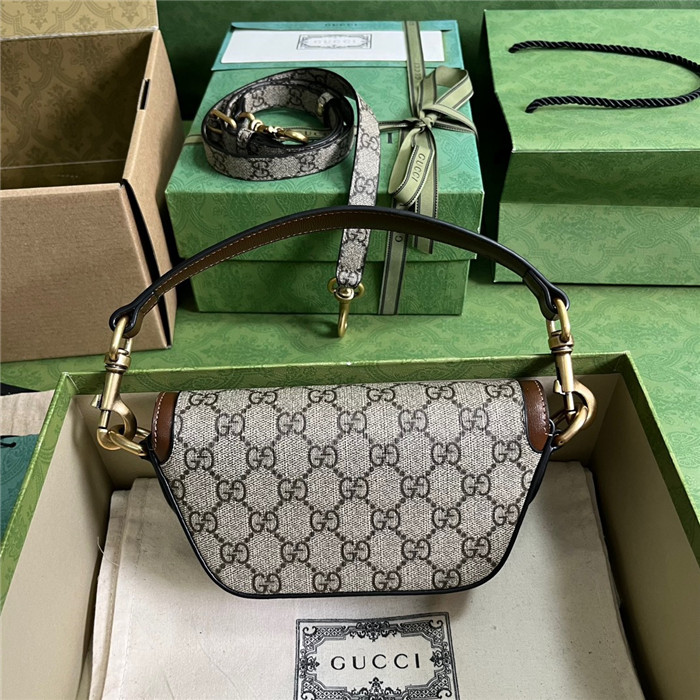 GUCCi  구찌 웹 GG 탑 핸들 미니백 723762