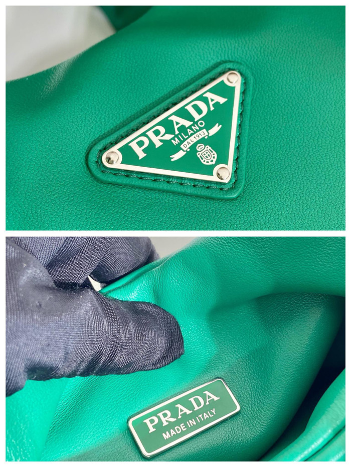 Prada 프라다 나파 레드 핸드백 1BG413