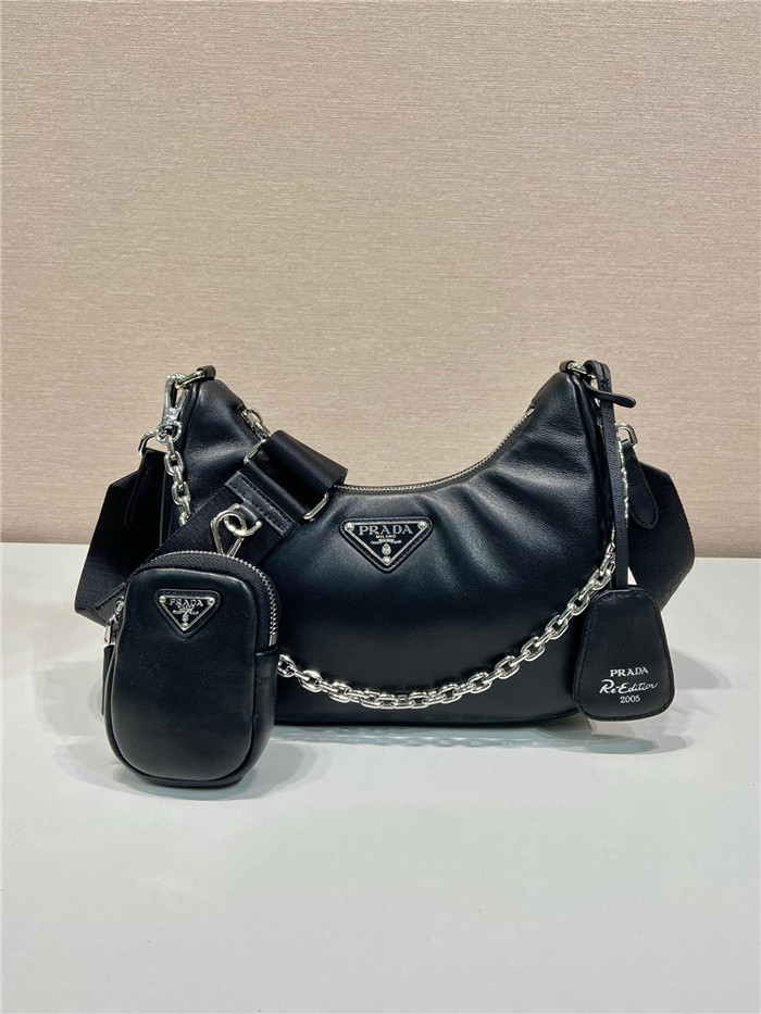 Prada 프라다 호보백 테수토 체인스트랩 (양가죽) 1BH204