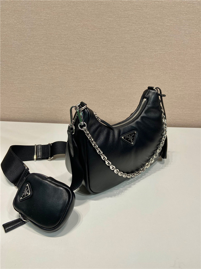 Prada 프라다 호보백 테수토 체인스트랩 (양가죽) 1BH204