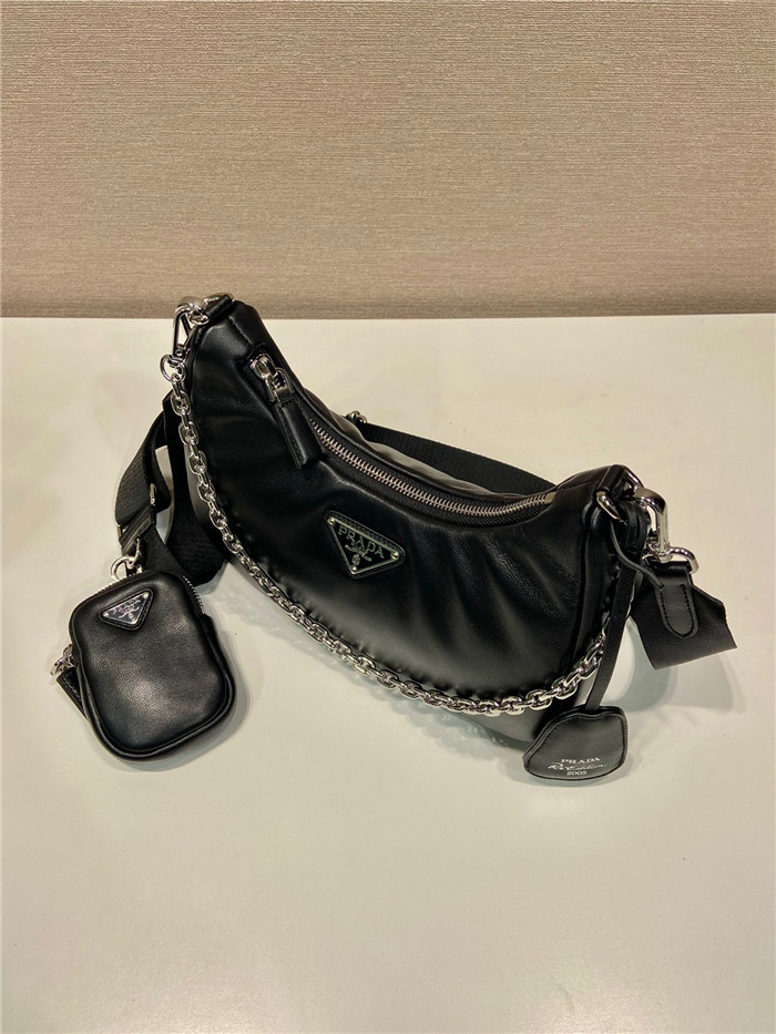 Prada 프라다 호보백 테수토 체인스트랩 (양가죽) 1BH204