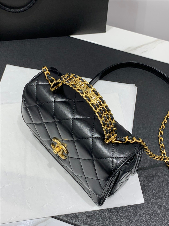 Chanel   샤넬 탑 핸들 미니 플랩백 AS388