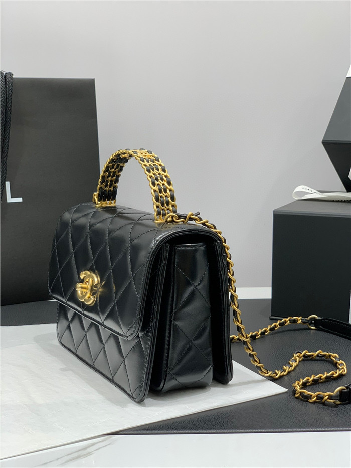 Chanel   샤넬 탑 핸들 미니 플랩백 AS388