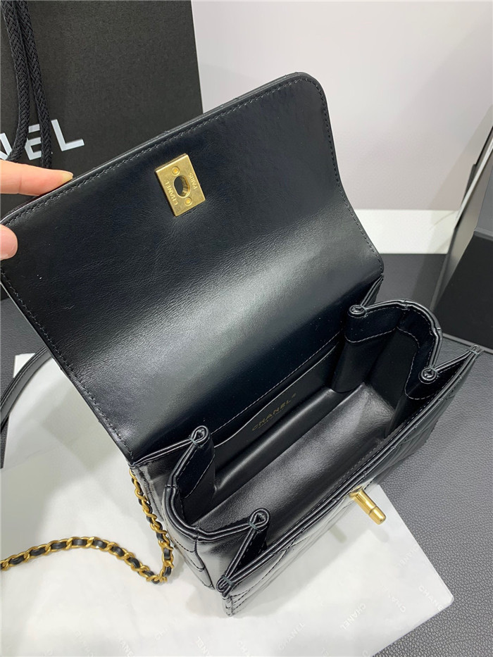 Chanel   샤넬 탑 핸들 미니 플랩백 AS388