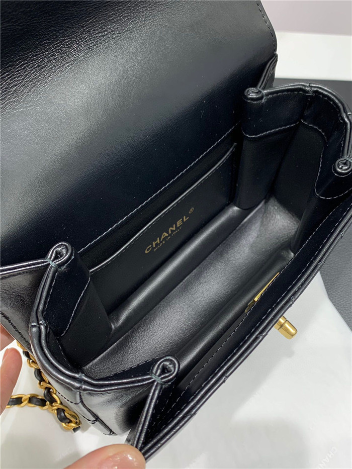Chanel   샤넬 탑 핸들 미니 플랩백 AS388