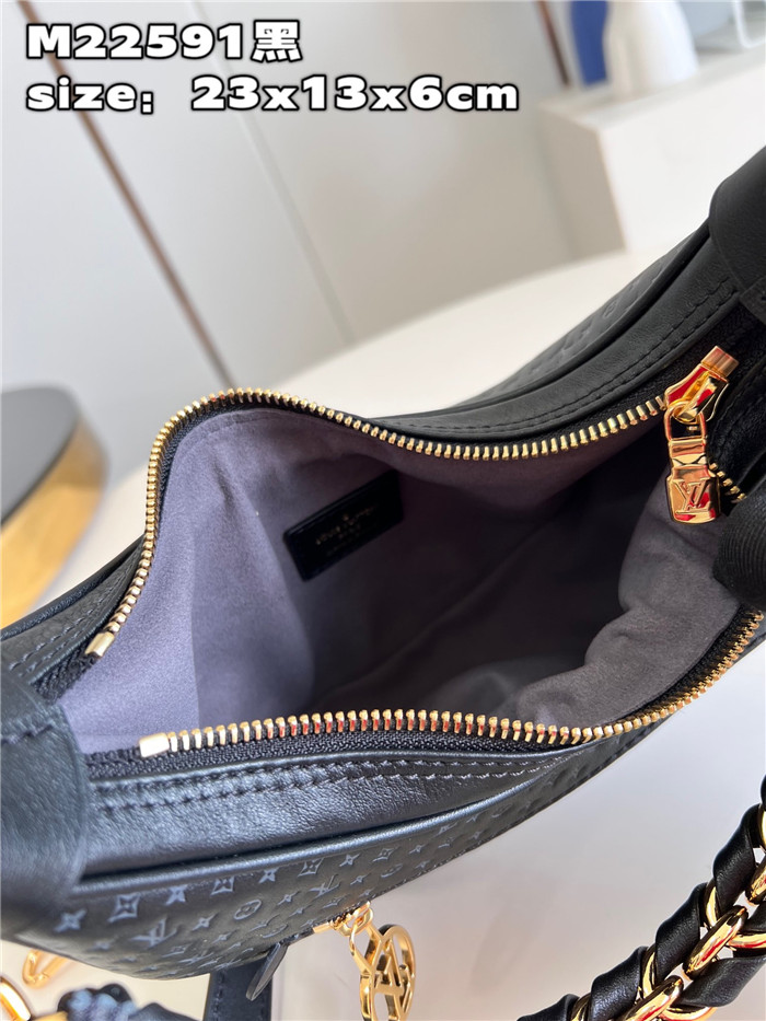  LOUIS VUITTON 루이비통 루프 모노그램 블랙 M22591