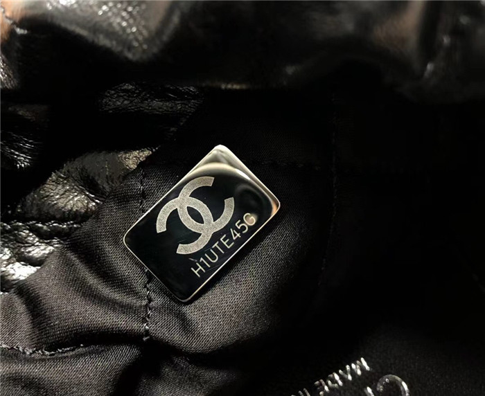  Chanel 샤넬 샤이니 카프스킨 실버메탈 핸드백 미니 AS3263