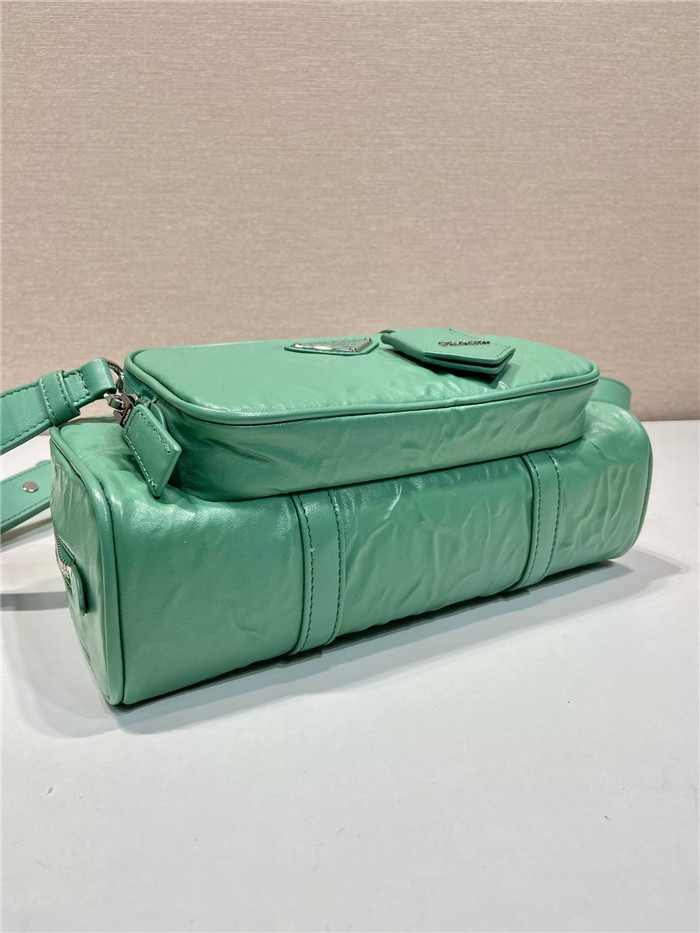 Prada 프라다 앤틱 나파 가죽 멀티포켓 탑 핸들백 1BB09