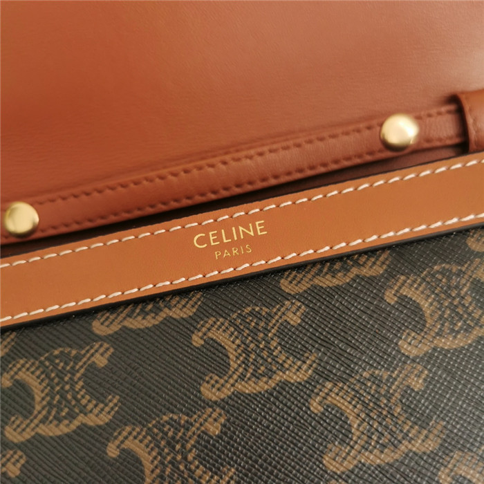 CELINE 셀린느 트리옴페 월렛 온 체인백 C10L462