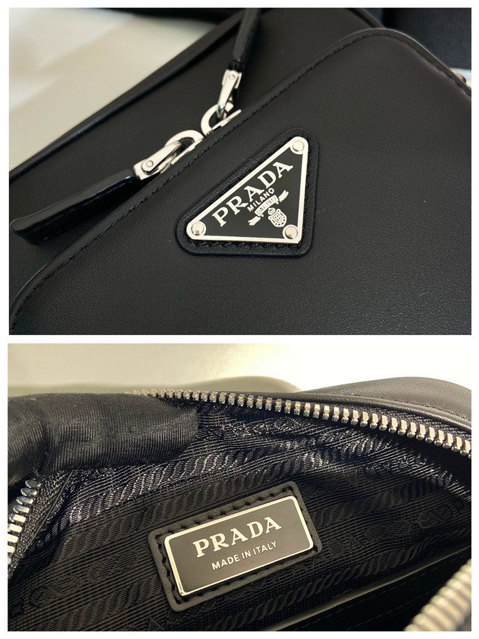 Prada 프라다 레더 남성 파우치백 가죽 크로스백 2VH168