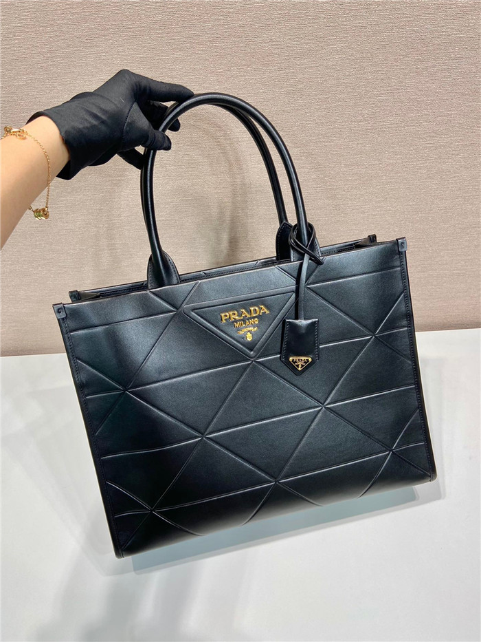 Prada 프라다 레더 토트백 라지 1BA377