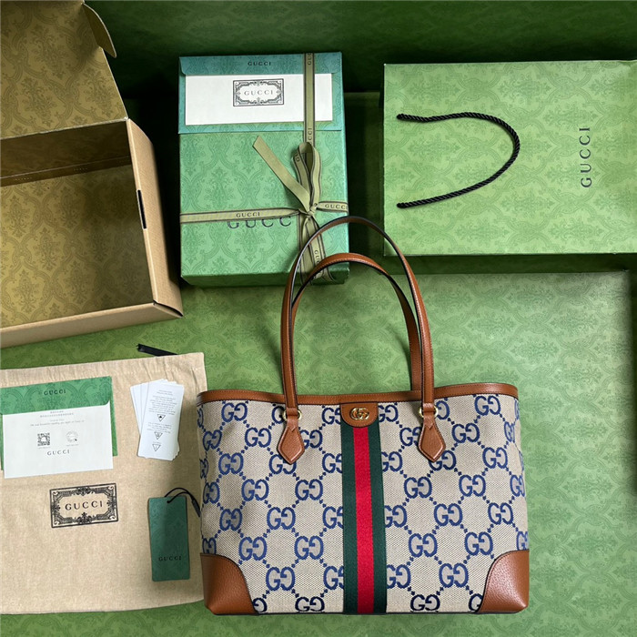 GUCCI 구찌 GG 수프림 오피디아 미디엄 쇼퍼백 631685