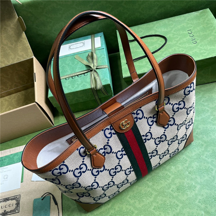 GUCCI 구찌 GG 수프림 오피디아 미디엄 쇼퍼백 631685