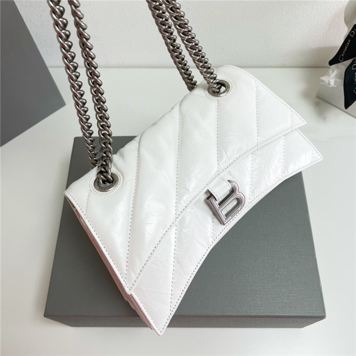 [미스에이 수지] BALENCIAGA 발렌시아가 크러쉬백 XS 옵틱 화이트