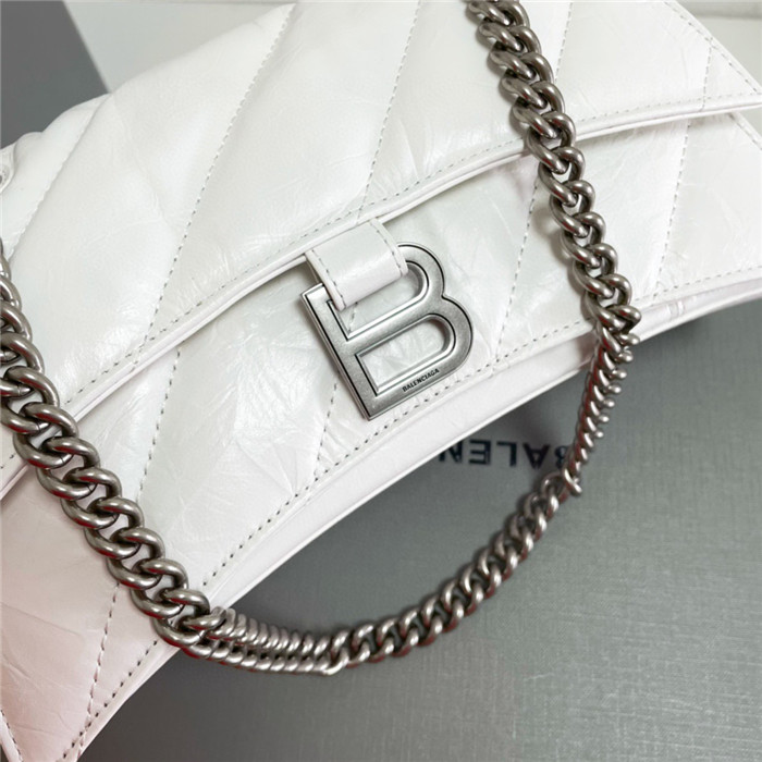 [미스에이 수지] BALENCIAGA 발렌시아가 크러쉬백 XS 옵틱 화이트