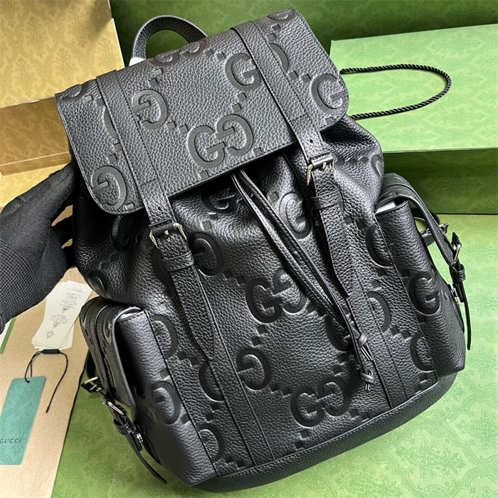 GUCCI 구찌 GG 엠보스 가죽 백팩_625770
