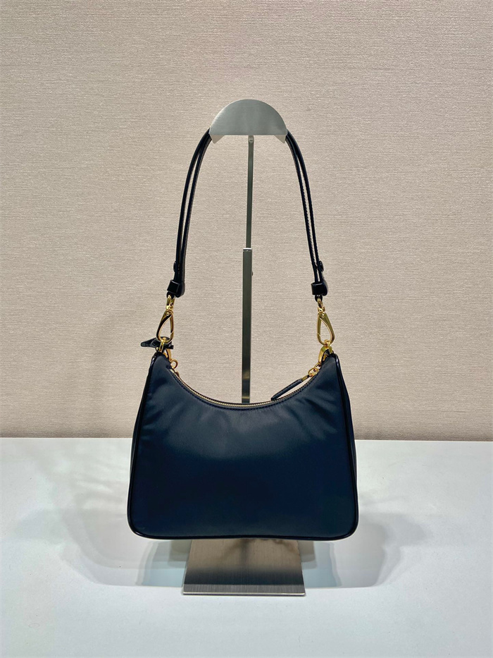 PRADA  프라다 리나일론 브러시드 가죽 미니 숄더백 1BC198