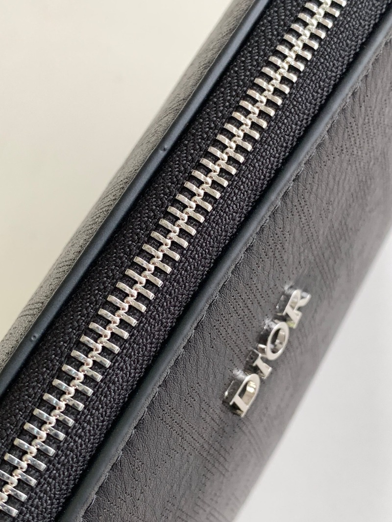 Dior 디올 오클리크 갤럭시 가죽 지퍼 파우치 클러치백
