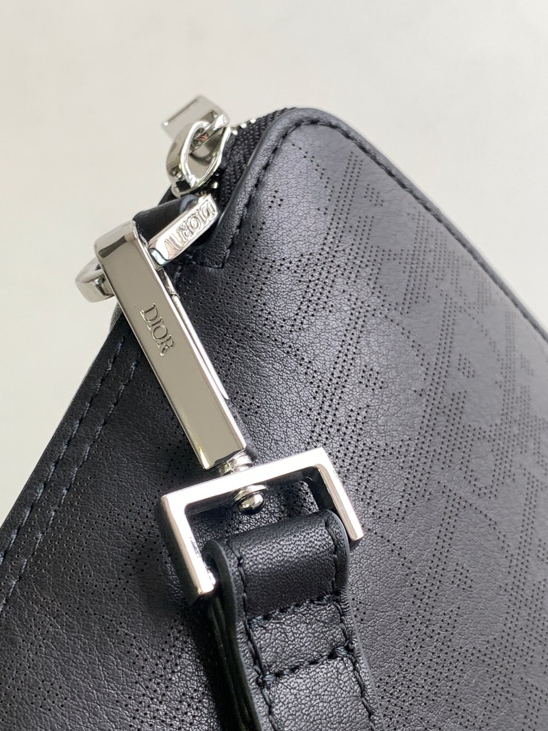 Dior 디올 오클리크 갤럭시 가죽 지퍼 파우치 클러치백