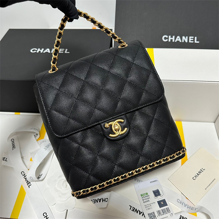 Chanel   샤넬 캐비어 체인 백팩 AS4490