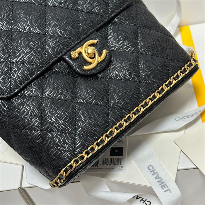 Chanel   샤넬 캐비어 체인 백팩 AS4490