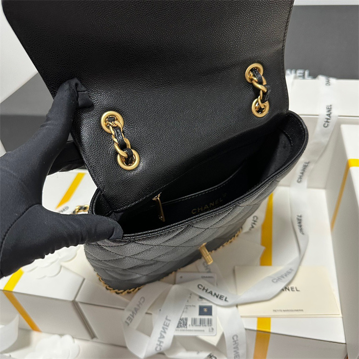 Chanel   샤넬 캐비어 체인 백팩 AS4490
