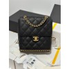 Chanel   샤넬 캐비어 체인 백팩 AS4490