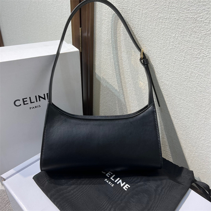  CELINE 셀린느 퀴르 트리오페 숄더백 블랙 198153
