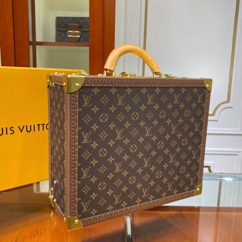 Louis Vuitton 루이비통 모노그램 트렁크 비스텐 알저 수트케이스 트렁크백 40cm