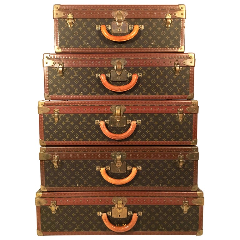 Louis Vuitton 루이비통 모노그램 트렁크 비스텐 알저 수트케이스 트렁크백 80cm