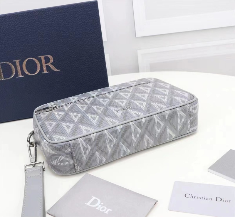 DIOR 디올 그레이 CD 다이아 토일레트리 백