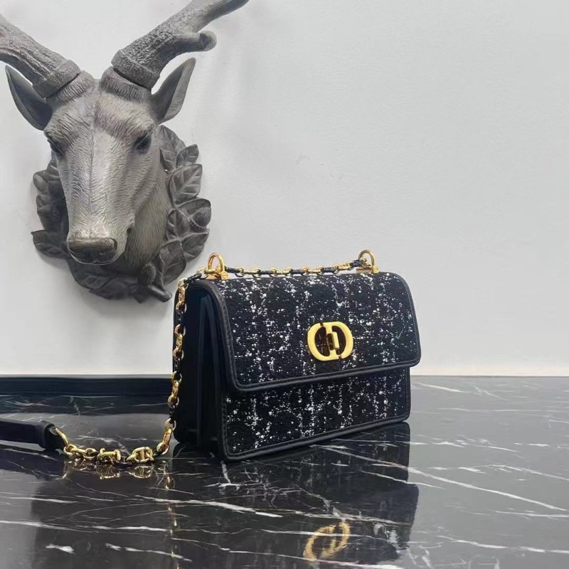 DIOR 디올 미스 카로 트위드 미니백