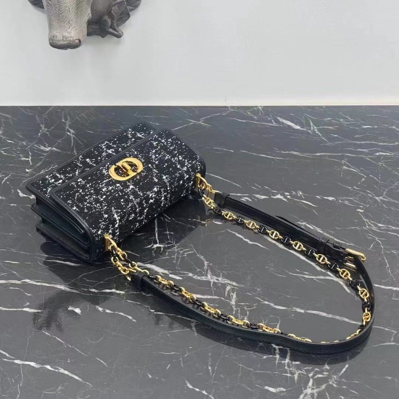 DIOR 디올 미스 카로 트위드 미니백