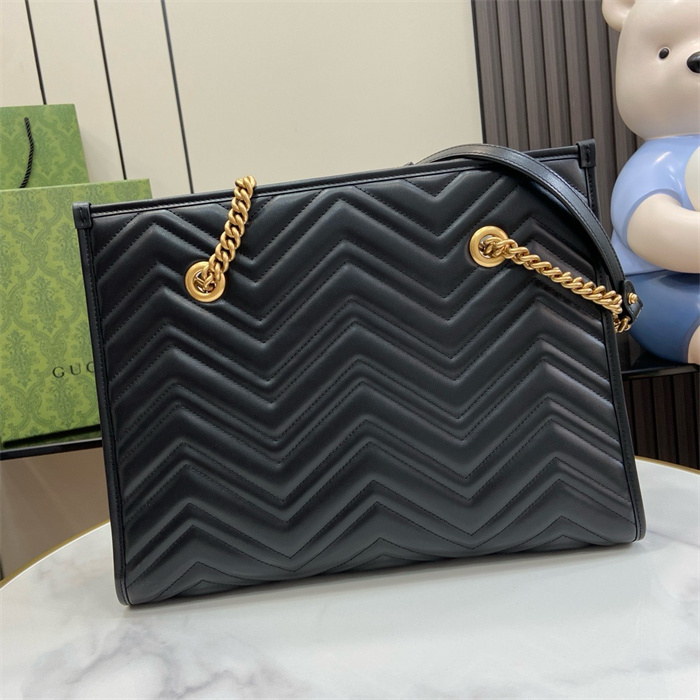GUCCI 구찌 GG 마몬트 미디엄 토트백 779724