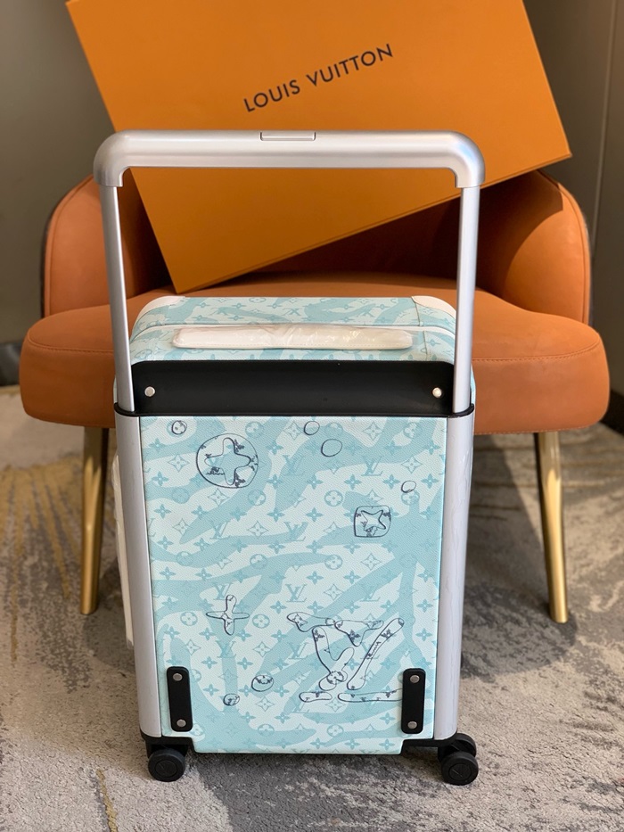 LOUIS VUITTON  루이비통 호라이즌 55 블루 캐리어