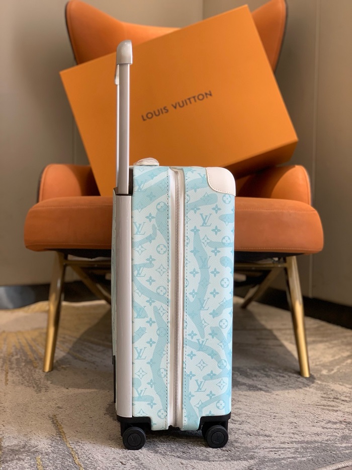 LOUIS VUITTON  루이비통 호라이즌 55 블루 캐리어