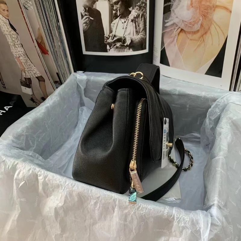 CHANEL 샤넬 비즈니스 어피니티 탑 클래식플랩 핸들백