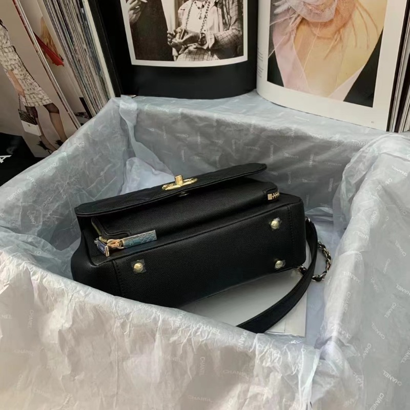 CHANEL 샤넬 비즈니스 어피니티 탑 클래식플랩 핸들백