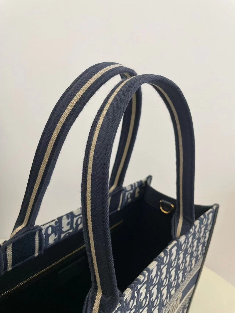 DIOR 디올 자카드 오블리크 북토트백