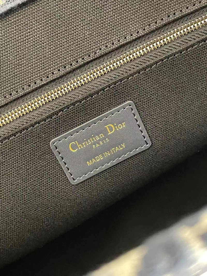 DIOR 디올 자카드 오블리크 북토트백