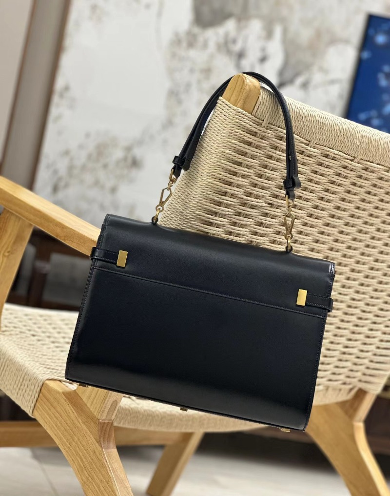 [블랙핑크 로제] SAINT LAURENT 생로랑 박스 맨하튼 숄더백