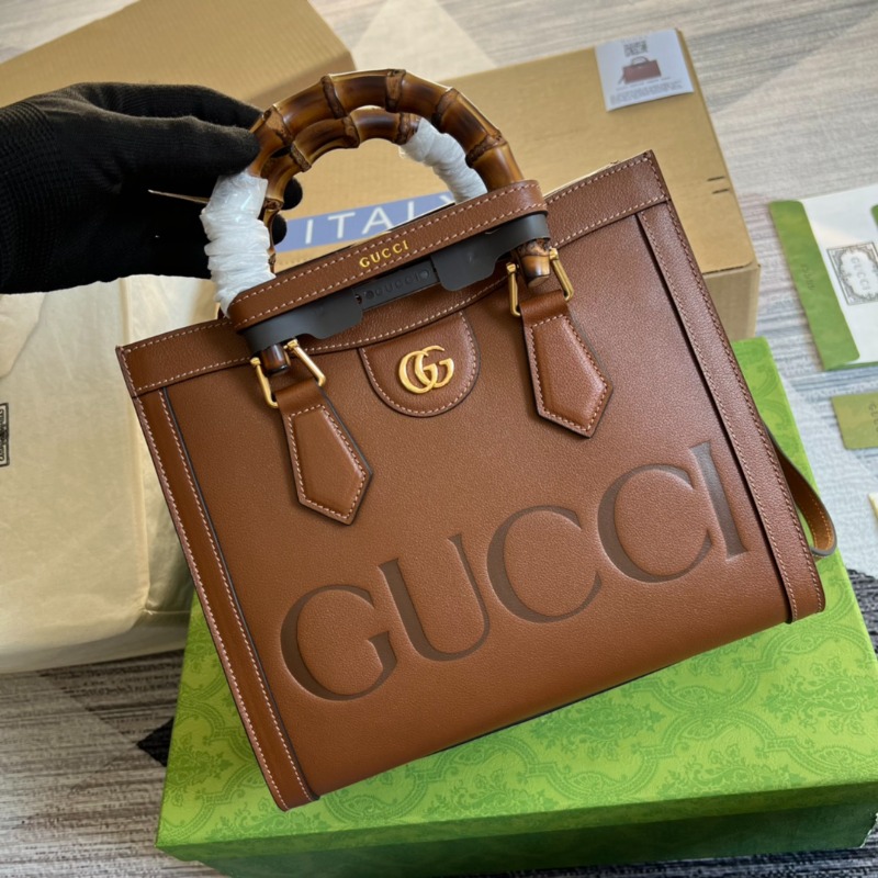 [가수 아이유] GUCCI 구찌 빅로고 다이애나 토트백