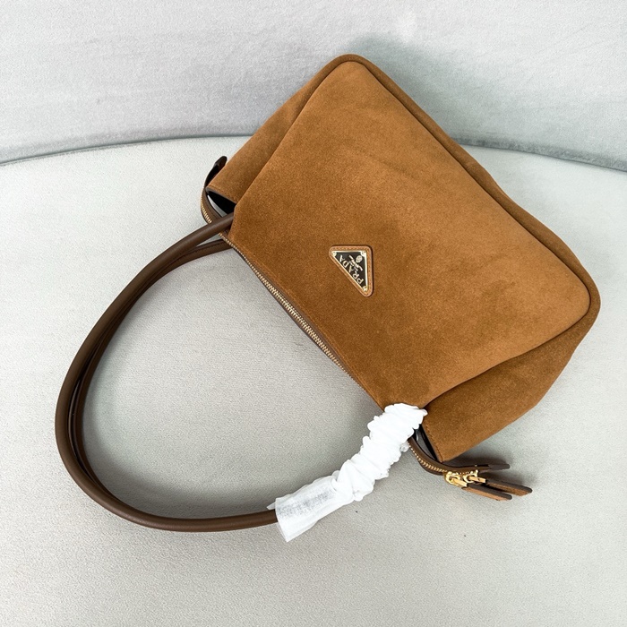 PRADA 프라다 여성 탄 호보 백