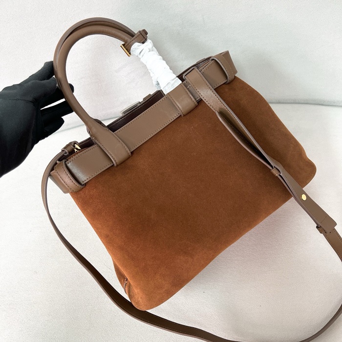 PRADA 프라다 여성 더블 벨트 토드백