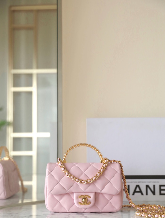 Chanel 샤넬 여성 24s 미니 탑핸들